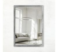 CLAMARO 'Vision' Espejo de pared de 60 x 155 cm, espejo cuadrado moderno con marco de MDF, incluye colgador de metal y material de montaje (horizontal y vertical)