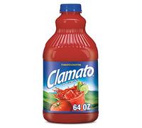 Clamato Jugo de Tomate Mezcla para Cócteles Micheladas Bebida Mexicana Pack de 8 botellas de 1,89 litros