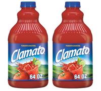 Clamato Original 1,89 L - Bebida de Tomate con Almeja para Micheladas y Ceviches - Pack Laborawi (2 x 1,89L)