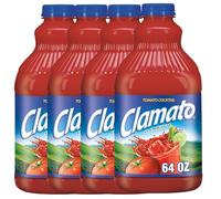 Clamato Original 1,89 L - Bebida de Tomate con Almeja para Micheladas y Ceviches - Pack Laborawi (4 x 1,89L)