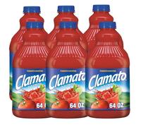 Clamato Original 1,89 L - Bebida de Tomate con Almeja para Micheladas y Ceviches - Pack Laborawi (6 x 1,89L)