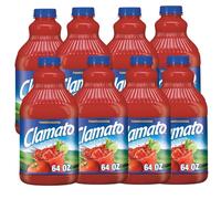 Clamato Original 1,89 L - Bebida de Tomate con Almeja para Micheladas y Ceviches - Pack Laborawi (8 x 1,89L)