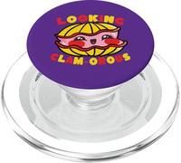 Clamoroso Clam Juego de Palabras Humor Divertido Criatura Marina PopSockets PopGrip para MagSafe