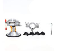 CLAMP de Workbench Universal Vise | 0-35 mm Manual Cuesta con Auto - Cebado para Molería/mesa de banco/Camión de trabajo | Material de aleación con protección de goma