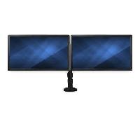 Startech Soporte De Mordaza/ojal 2 Monitores One Size Black