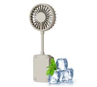 Clamp Fan, Portable Rechargeable Fan, Quiet 3-Speed Airflow Tool, Heavy-Duty Non-Slip Grip, Rapid Charging Port, Tools & Home Improvement, Modern White For Bedroom