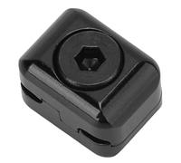 Clamp/Holder de Sujeción de Cable de Metal para Compuesto, Ligero y de Tamaño Mini, Fácil de Instalar para Tiro con, Hebilla de Abrazadera de Descanso de Flecha (Black)