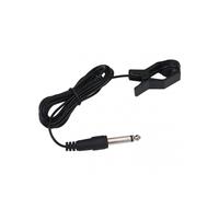 Clamp Holder for Portable Pickup Contact Microphone with 6.2 mm Interface, Long Cable, Durable Plastic, Compatible with Tuners and Instruments