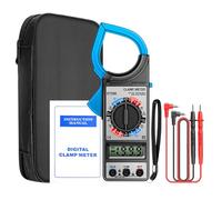 Clamp Meter, LCD Voltage Tester, Digital Jaw Design Detector, Compact Electrician Measuring Tool, Ideal para AC DC, Current, Voltage, Home, Automotive and Industrial Maintenance