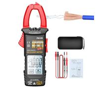 Clamp Meter - Voltage Tester | 4000 Count Clamp Circuit Tester Detector | Automatic Professional Tool | LCD Backlight Display For Electrician Maintenance | Car Battery Testers