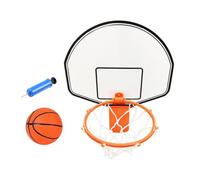 Clamp on Basketball Hoop | Backboard Hand Air Pump Ball Included