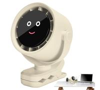 Clamp on Fan, Clamp-On Rechargeable Portable, USB Rechargeable Cooling Appliance, Quiet Adjustable Airflow for Bedroom, Bedside, Commuting, Nursery, Boating, RV, Stroller