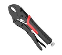 Clamp Pliers - Curved Jaw Locking Wrench Tool, Adjustable Grip Strength System, High Torque Holding Mechanism, Durable Alloy Steel Build | Precision Fastening Equipment, Workshop Utility Tool for Fix