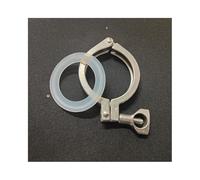 Clamp Sanitario Tri-Clover 0.5-4" - Acero Inoxidable 304 con Guarnición de Silicona, Ferrula 50.5/64mm, Grado Higiénico para Cervecería & Alimentario/Farmacéutico (1/5/10 Piezas)(1pc,K 91 mm 3in)