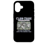 Clan Craig Craig Escocés Apellido Carcasa para iPhone 16