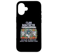 Clan Macbeth Scottish Macbeth Apellido Carcasa para iPhone 16