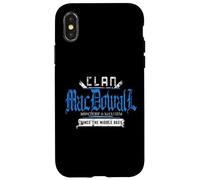 Clan MacDowall - Travesuras y Caos Desde la Edad Media Carcasa para iPhone X/XS