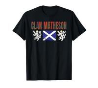 Clan Matheson Tartan Scottish Family Name Scotland Pride Camiseta