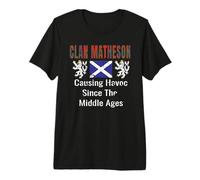 Clan Matheson Tartan Scottish Family Name Scotland Pride Camiseta Premium