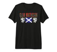Clan Matheson Tartan Scottish Family Name Scotland Pride Camiseta Premium