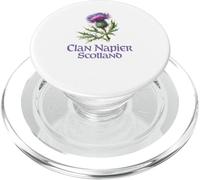 Clan Napier Escocia Acuarela Cardo PopSockets PopGrip para MagSafe