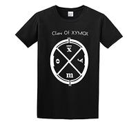 Clan of Xymox Logo Darkwave Gothic Rock Sythpop Graphic Top Unisex 100% Cotton Short-Sleeve T-Shirts Black XXXL