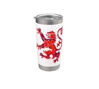 Clan Rose Tartan Scottish Family Name Scotland Pride Vaso térmico de acero inoxidable de doble pared