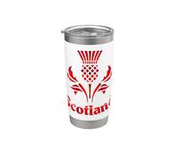Clan Rose Tartan Scottish Family Name Scotland Pride Vaso térmico de acero inoxidable de doble pared