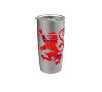 Clan Rose Tartan Scottish Family Name Scotland Pride Vaso térmico de acero inoxidable de doble pared