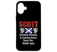 Clan Scott Tartan Apellido escocés Orgullo de Escocia Carcasa para iPhone 16 Plus