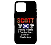 Clan Scott Tartan Apellido escocés Orgullo de Escocia Carcasa para iPhone 16 Pro MAX