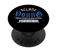 Clan Young - Travesuras y Caos Desde la Edad Media PopSockets PopGrip Adhesivo