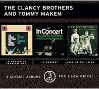 Clancy Brothers/Tommy Makem - 3 Pak: In Person / In Concert / Luck of Irish