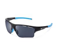 CLANDESTINE - Gafas de Sol Unisex - Colección Deportiva - Modelo Air - Montura TR90 Negro Mate y Azul - Lentes Polarizadas de Policarbonato Antirreflejante - Protección UV 400-148x44mm