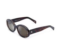 CLANDESTINE - Gafas de Sol Unisex - Colección Loop - Modelo Velvet - Montura TR90 Color Habana - Lentes de Nylon Polarizado de Color Marrón - Protección UV 400
