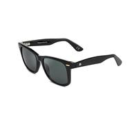 CLANDESTINE - Gafas de Sol Unisex - Colección Model - Modelo Soho - Montura de Pasta Color Negro - Lentes polarizadas de Nylon de Color Verde Oscuro con Filtro HD - Protección UV 400-142x50mm