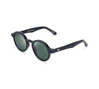 CLANDESTINE - Gafas de Sol Unisex - Modelo Bellagio - Montura de Acetato Color Negro - Cristal de Nylon Polarizado de Color Verde Oscuro - Protección UV 400