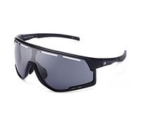 CLANDESTINE - Gafas de Sol Unisex - Modelo Challenge - Color Negro Mate - Cristales Anti Niebla de Color Negro con Filtro HD - Protección UV 400-144 x 44 mm