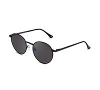 CLANDESTINE - Gafas de Sol Unisex - Modelo Orbita - Color Negro - Cristal Polarizado Antirreflejante de Color Negro - Montura de Acero Inoxidable - 139 mm x 49 mm