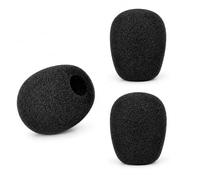 CLANMOU Cubiertas de micrófono de espuma para auriculares Razer Blackshark V2/V2 Pro/V2 X/Kaira Pro, filtro pop de repuesto para parabrisas negro, protege el micrófono de los auriculares, reduce el