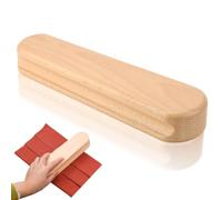 Clapper De Sastre Para Acolchar, 1,6 X 9,4 X 2,4 Pulgadas Clapeta Profesional De Madera De Haya, Clapper Profesional Herramienta De Costura Plana Para Planchar, Coser Y Acolchar