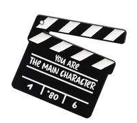 Clapperboard Pin, Movie Theme Brooch, Metal Travel Badge, Clothing Bag