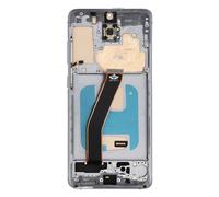 Clappio Bloque completo para Samsung S20 LCD + Cristal táctil y Chasis, Gris