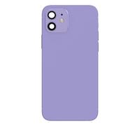 Clappio Chasis completo para iPhone 12 Marco central y ventana trasera, Lavanda