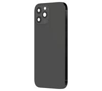 Clappio Chasis para iPhone 12 Pro Max Vidrio trasero, Gris oscuro