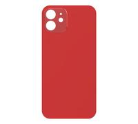 Clappio Cristal trasero de repuesto para Apple iPhone 12, Rojo