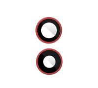 Clappio Lente cristal de cámara para iPhone 12 / 12 Mini Pieza compatible, Rojo