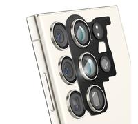 Clappio Lente de Reemplazo para Cámara Trasera Galaxy S23 Ultra con Chasis, Beis