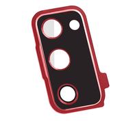 Clappio Lente de repuesto para cámara trasera Galaxy S20 FE con chasis, Rojo