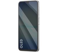 Clappio Pantalla OLED completa de repuesto para Galaxy A17 4G con chasis, Gris